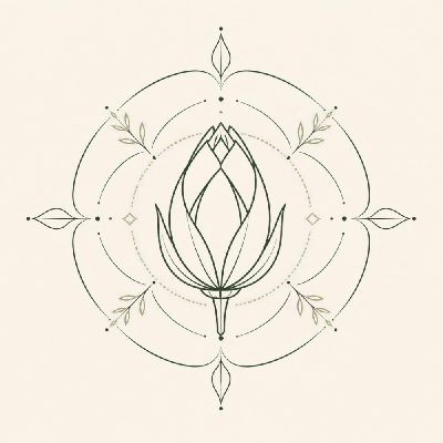 Mandala de botão de flor