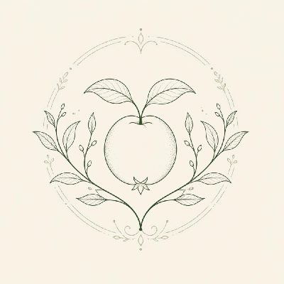 Mandala de fruto com ramos